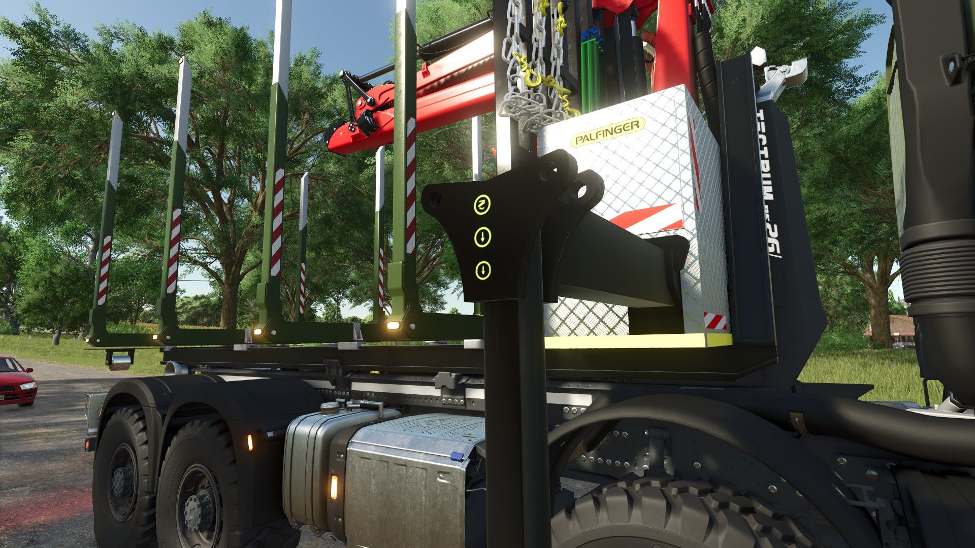 HKL Forestry platform with cran