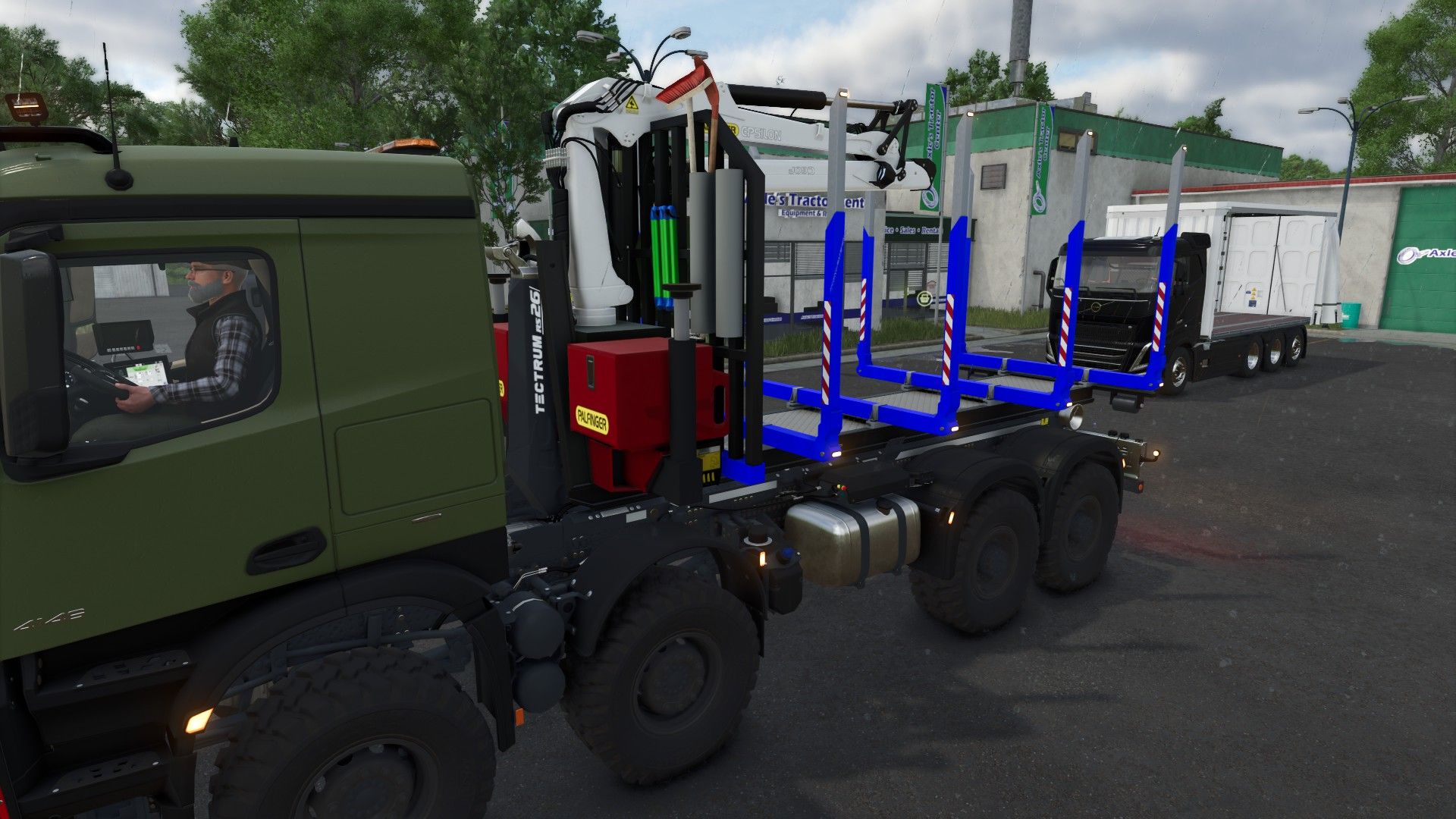 HKL Forestry platform with cran