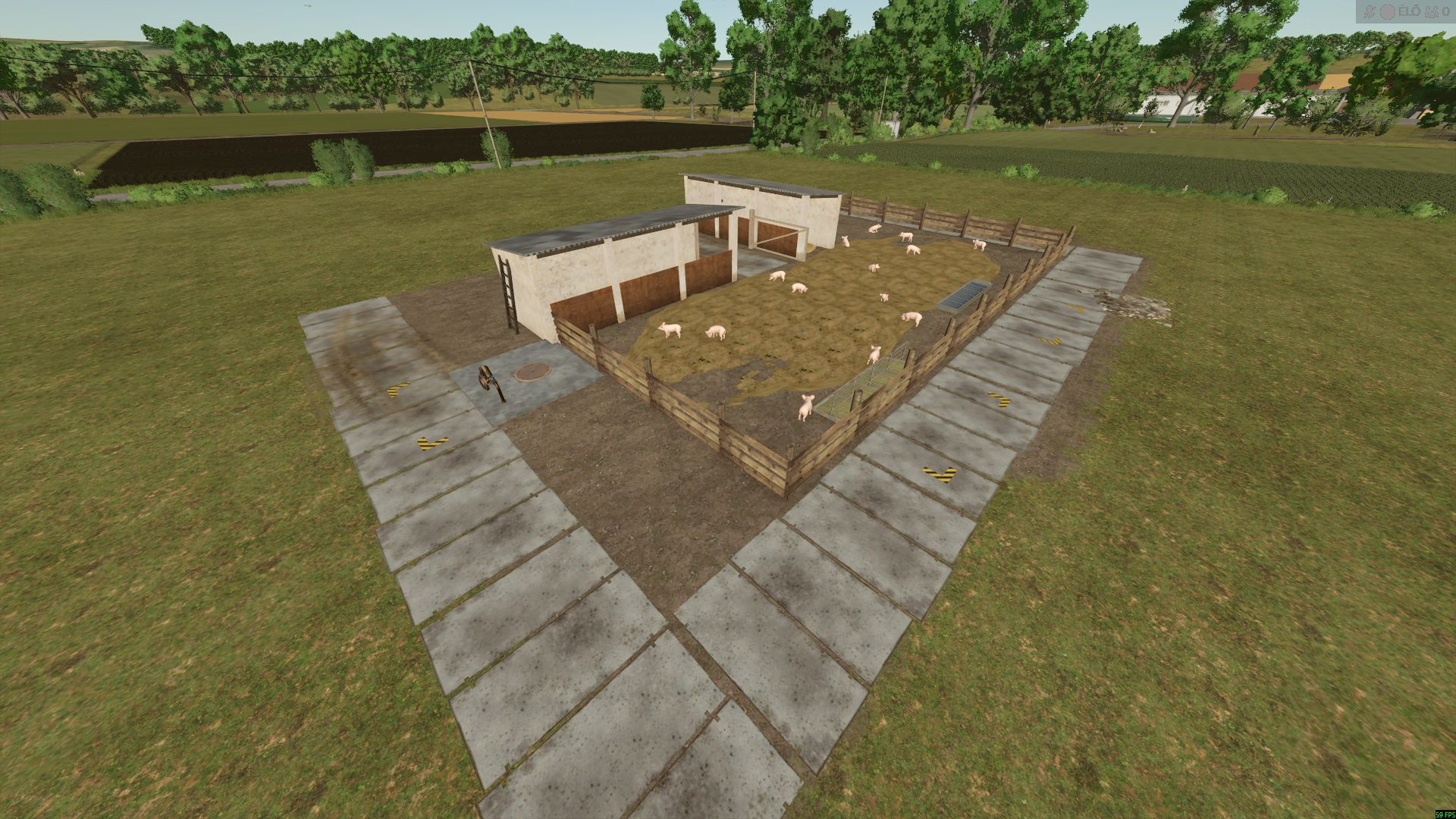 Home stand pig barn