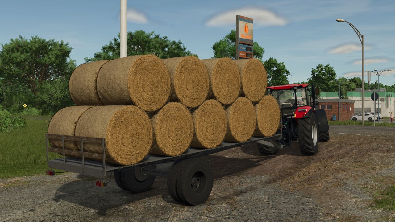 Homemade Bale Trailer