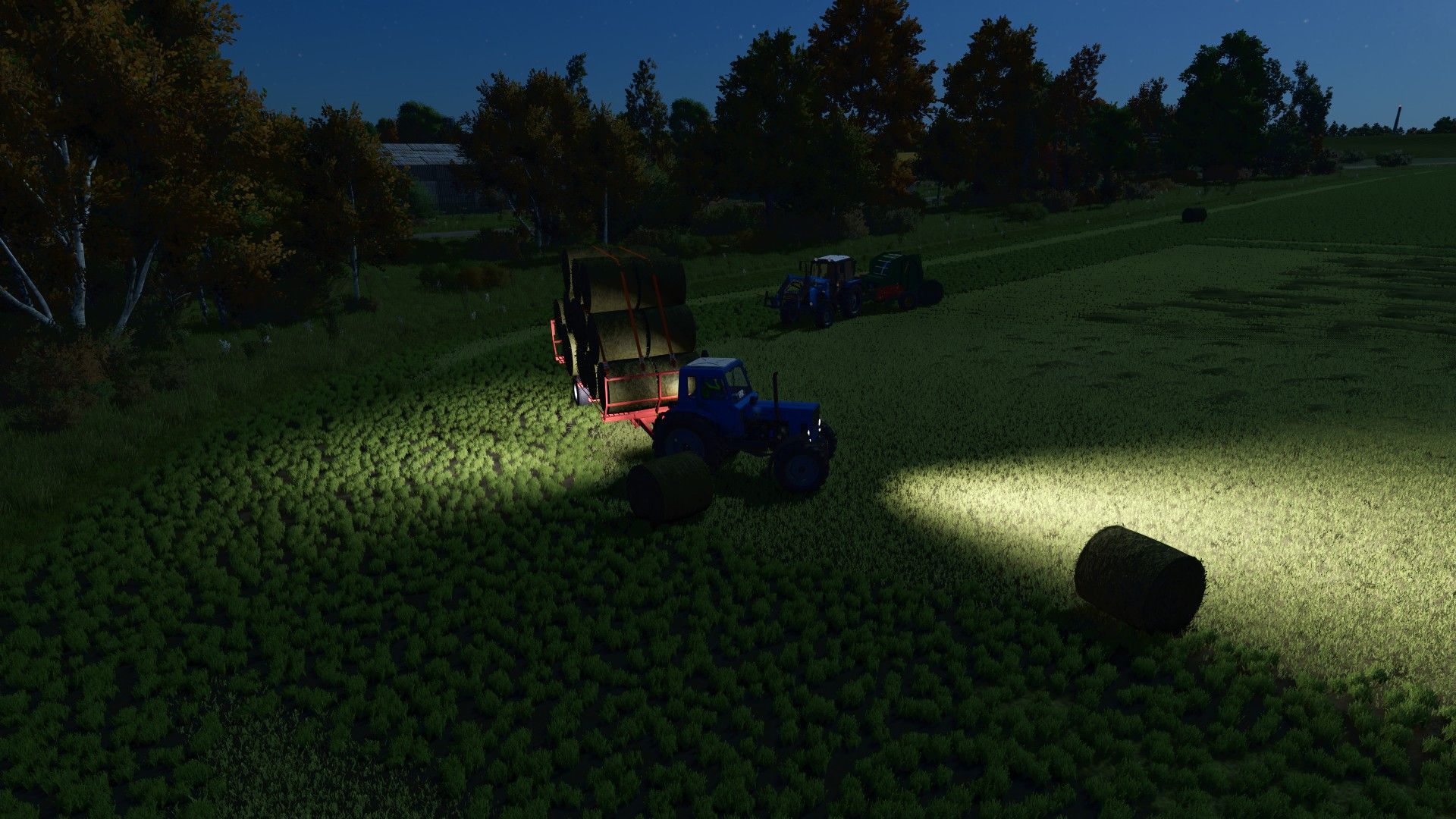 Самодельный прицеп для тюков