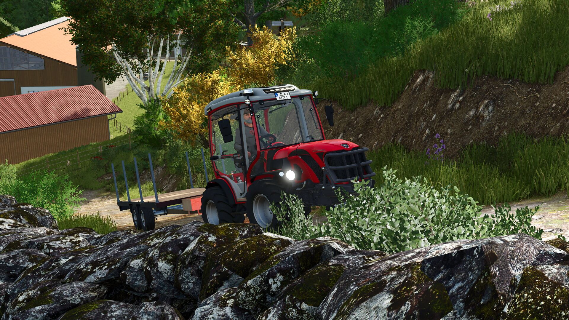 Homemade car trailer