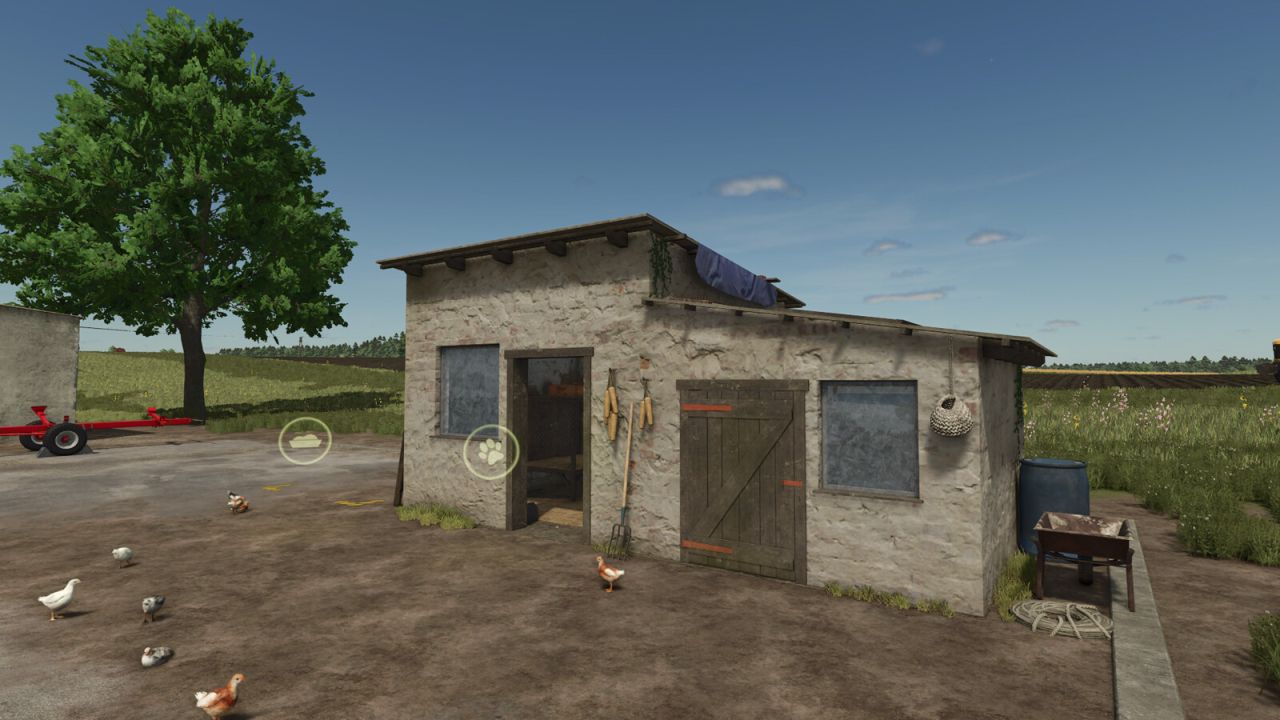 Zelfgemaakt kippenhok