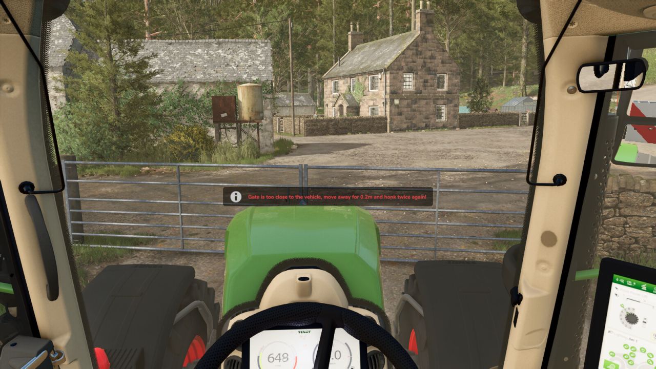 Honk para abrir os portões