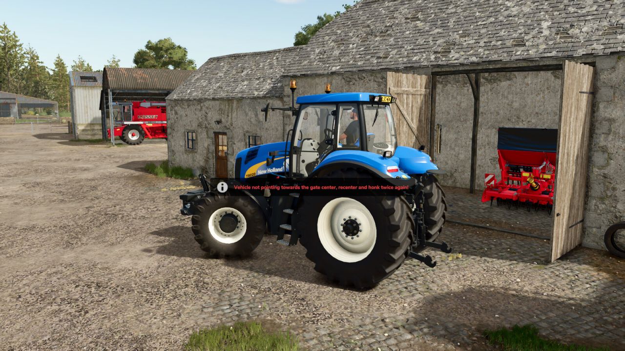 Honk para abrir os portões