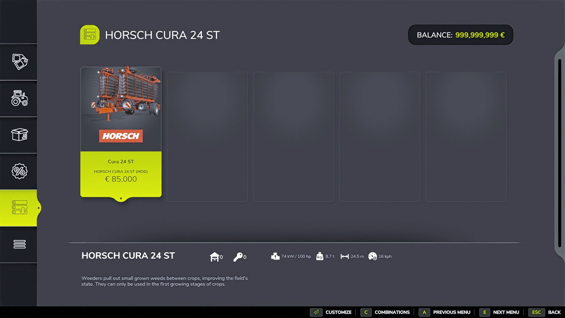Horsch Cura 24ST