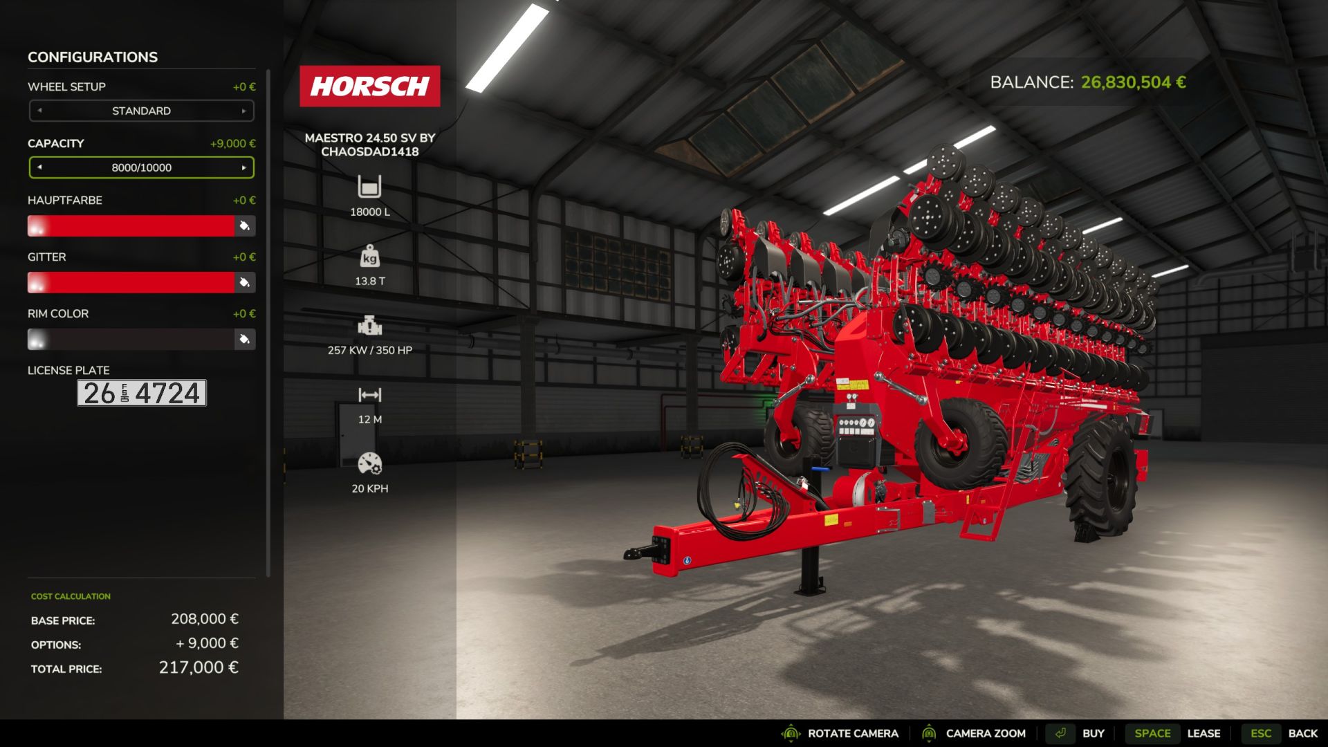 Horsch Maestro 2450SV Multicolor, semina diretta e altro ancora
