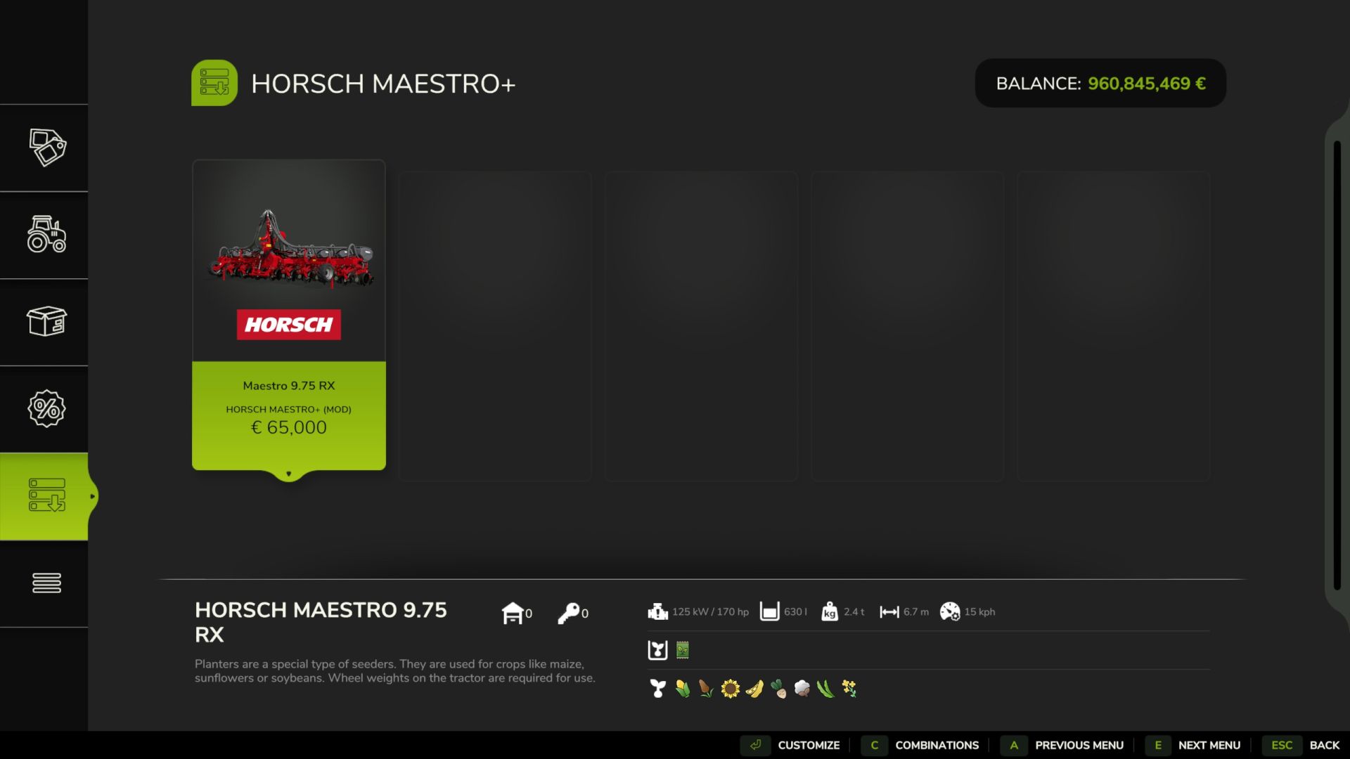 HORSCH Maestro+