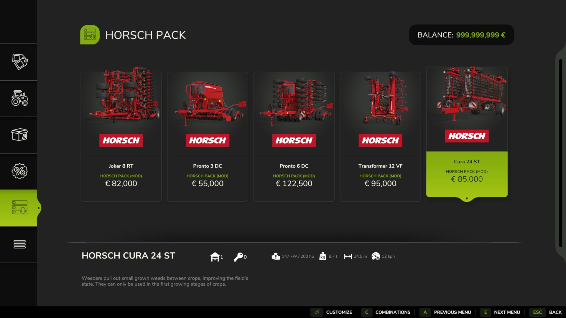 Horsch Pack