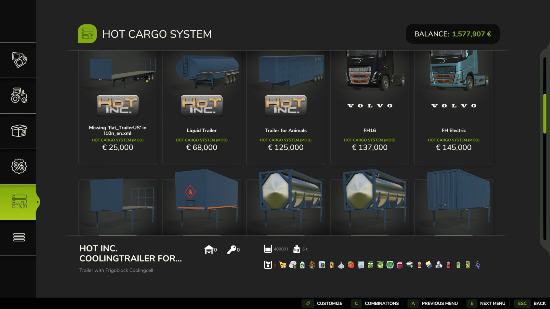 HoT Cargo System