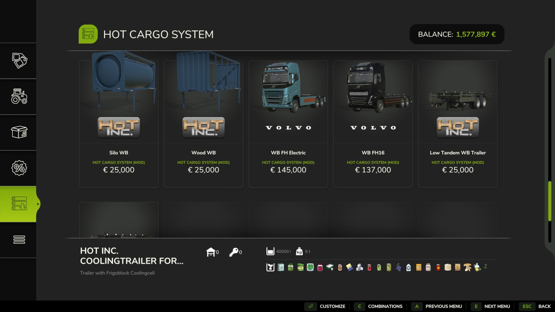 HoT Cargo System