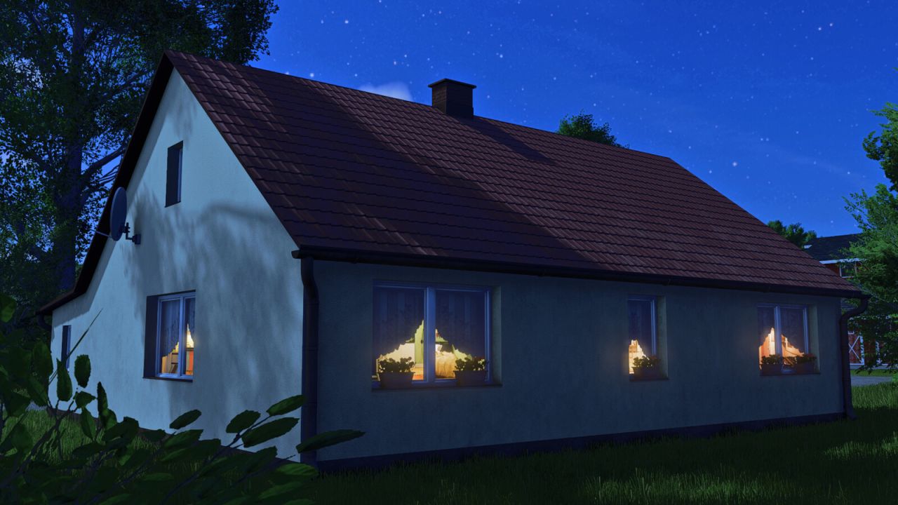 Casa en estilo polaco