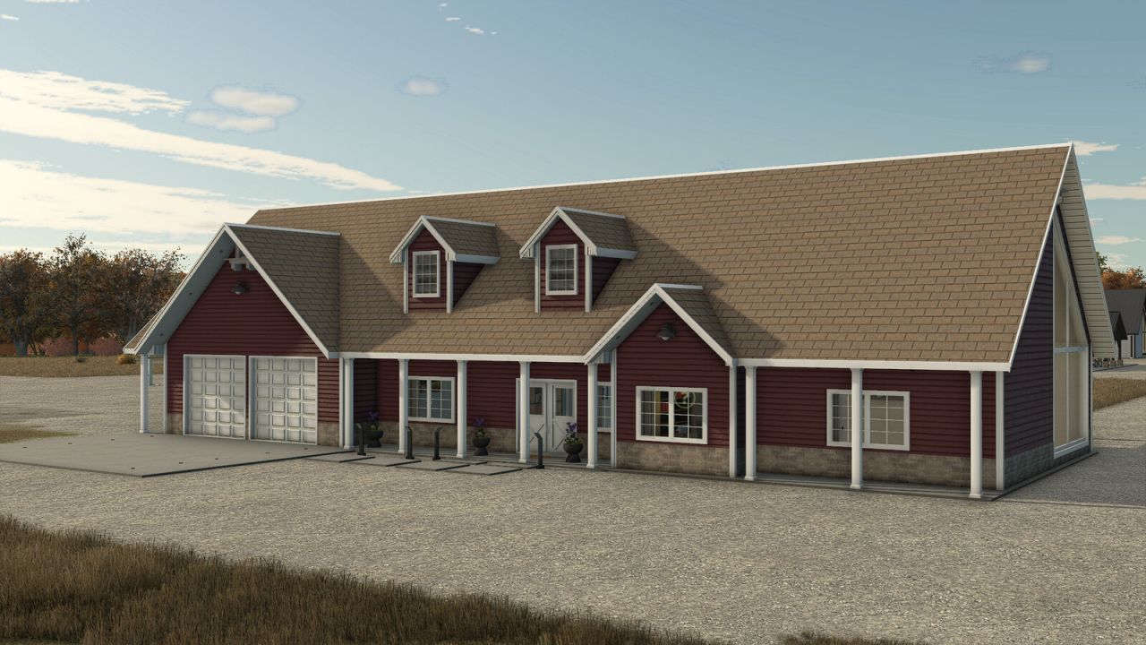 Maison Avec Garage Double