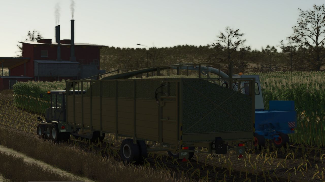 Trailer de grande volume HTS 50.04-2 e Balerailer de alta pressão HTS 50.04