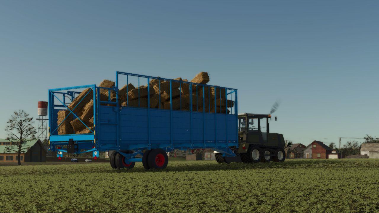 Trailer de grande volume HTS 50.04-2 e Balerailer de alta pressão HTS 50.04