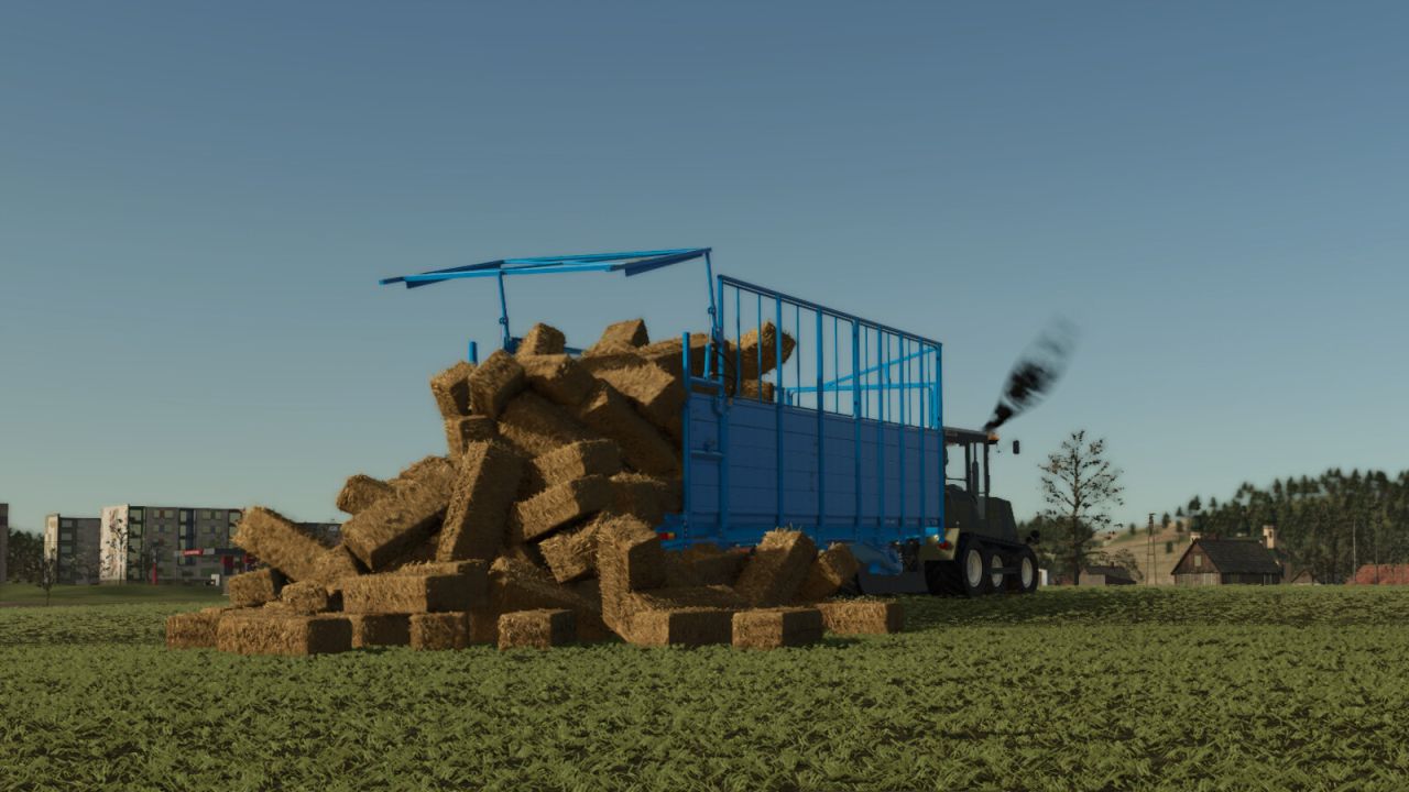 Trailer de grande volume HTS 50.04-2 e Balerailer de alta pressão HTS 50.04