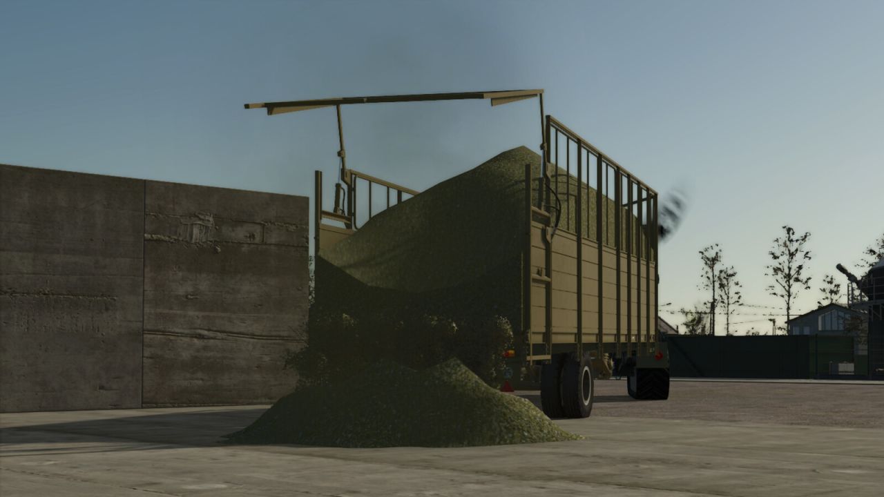 Trailer de grande volume HTS 50.04-2 e Balerailer de alta pressão HTS 50.04