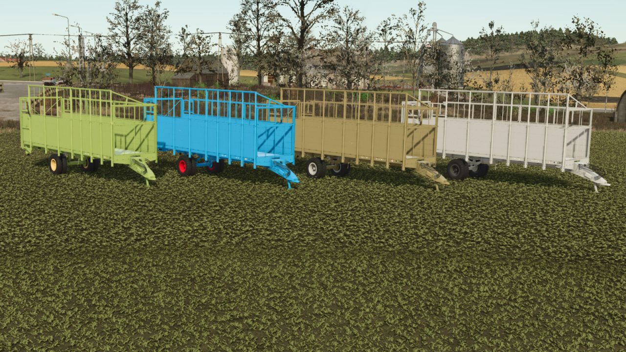 Trailer de grande volume HTS 50.04-2 e Balerailer de alta pressão HTS 50.04