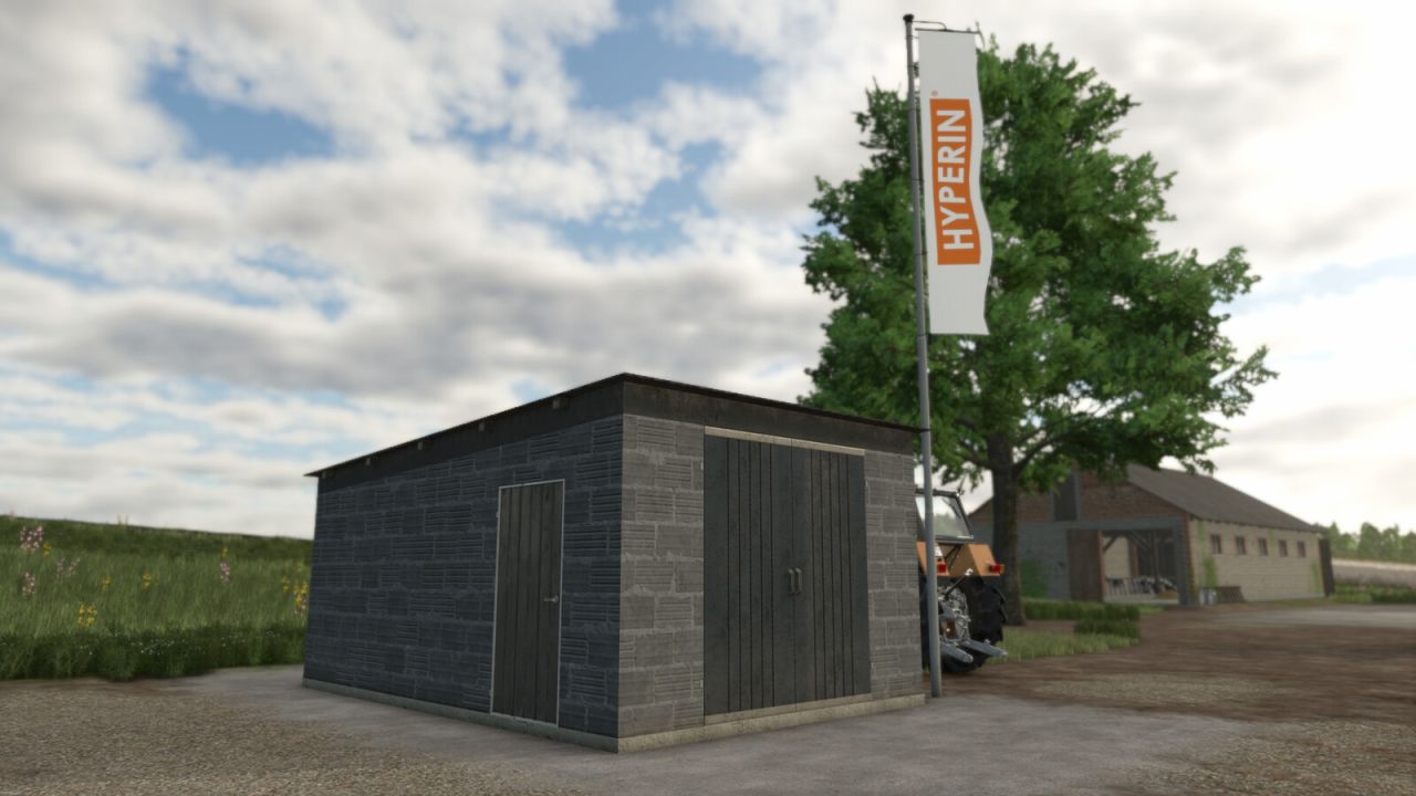 Навес для инструментов HYPERIN с мойкой высокого давления