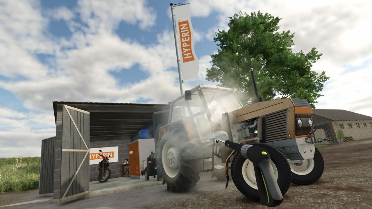 Навес для инструментов HYPERIN с мойкой высокого давления