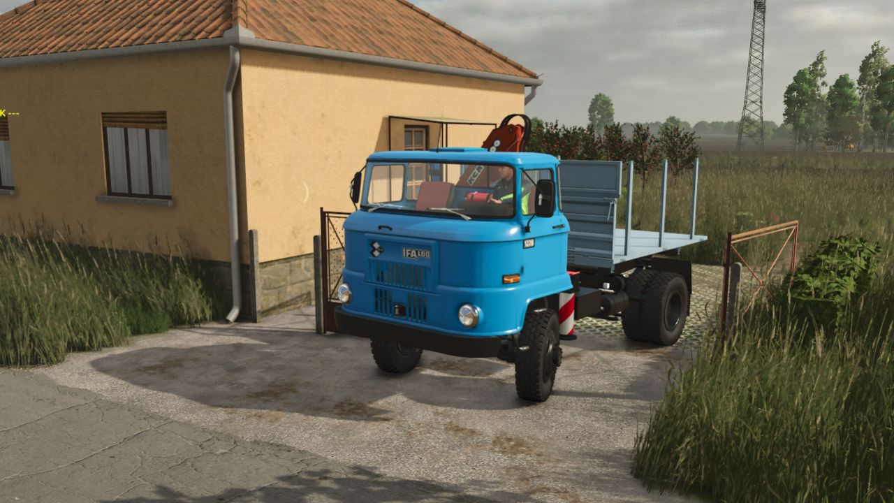 IFA L60 Short + dźwig KCR