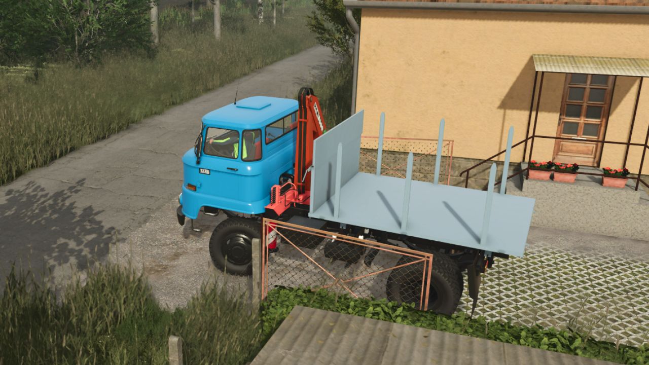 IFA L60 Short + dźwig KCR