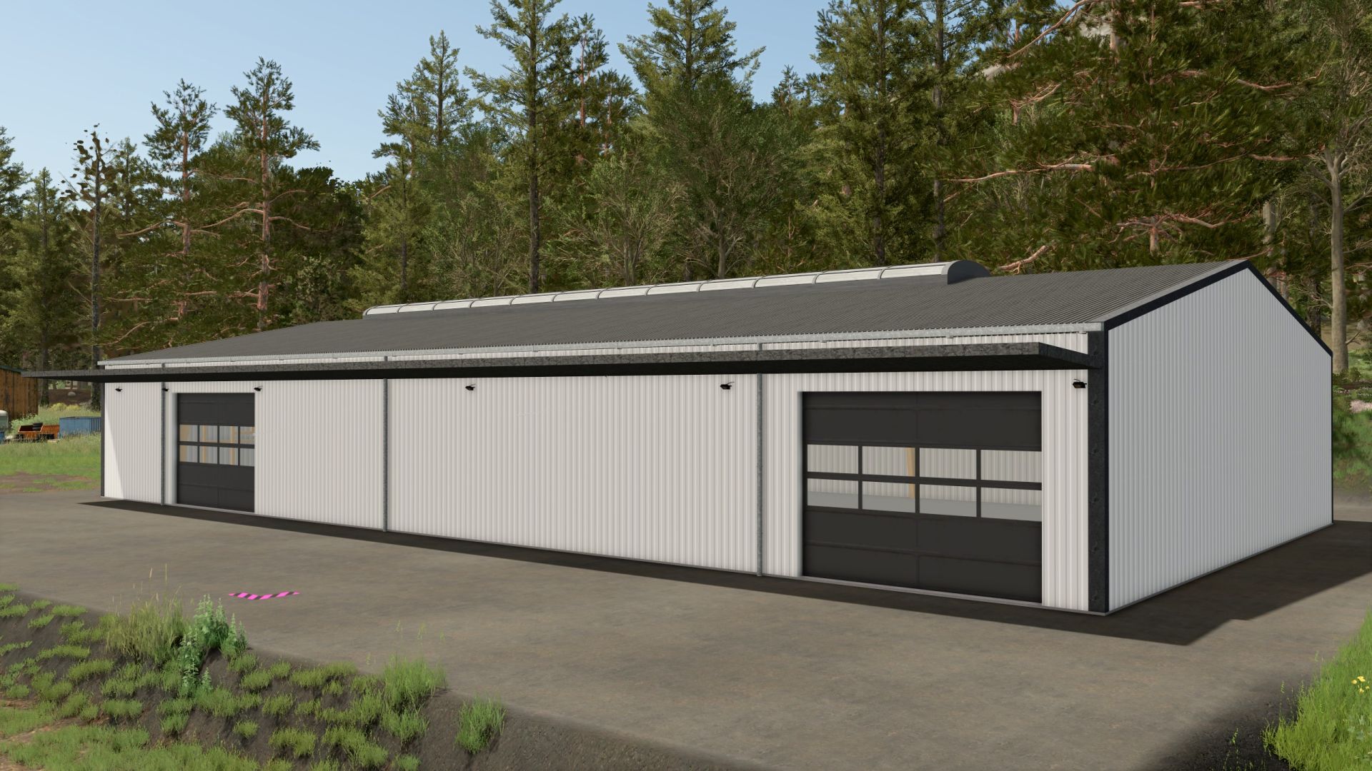 Hala maszyn przemysłowych