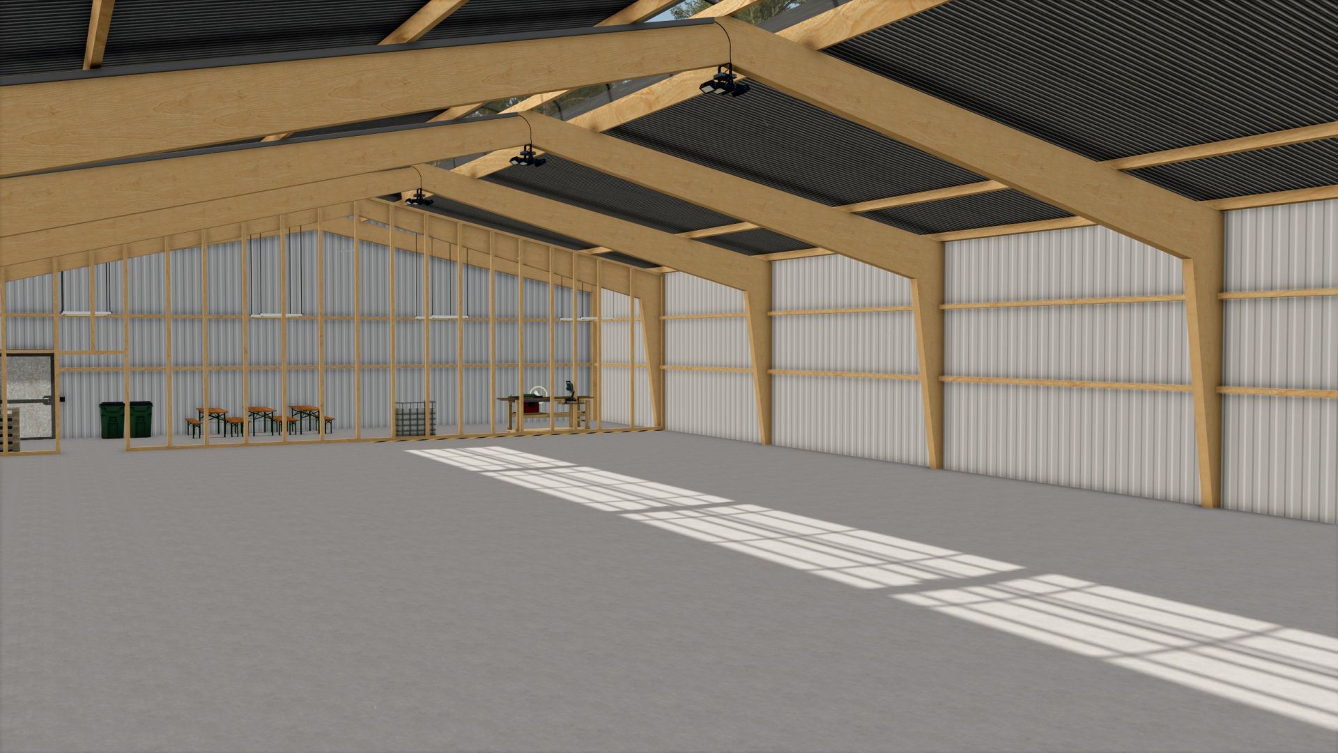 Промышленный машинный зал