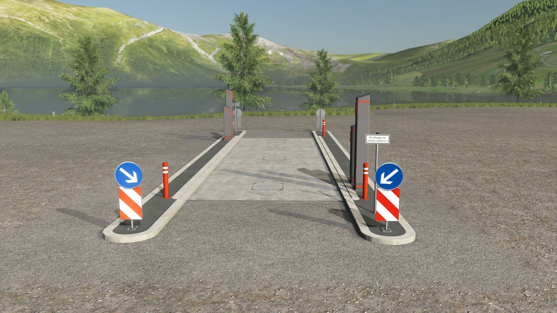 Industrial weighing line