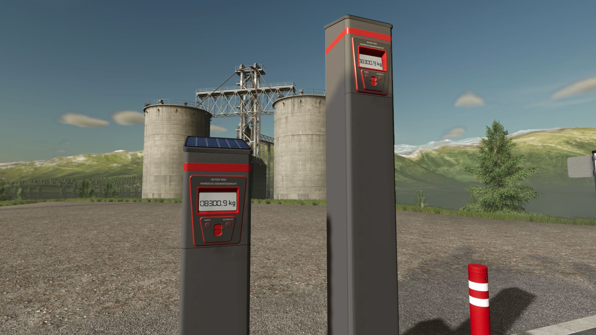 Industrial weighing line