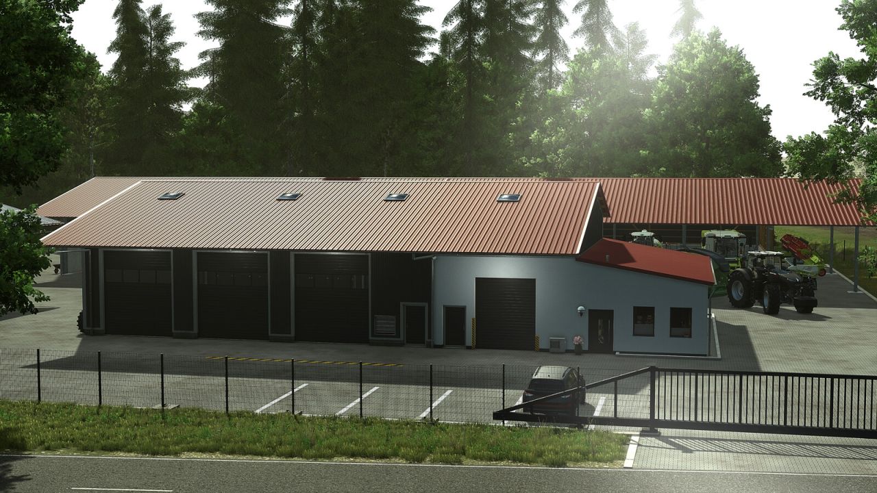 Industrieel Gebouw Met Garage