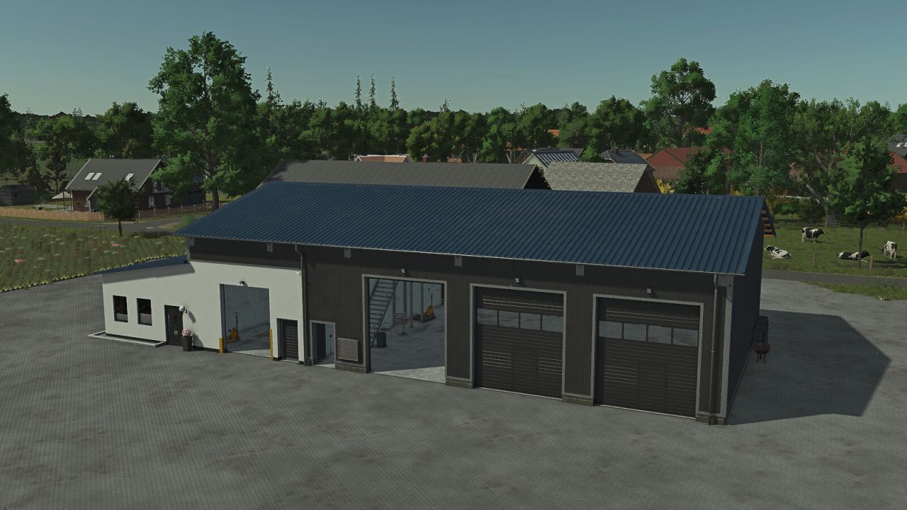 Industrieel Gebouw Met Garage