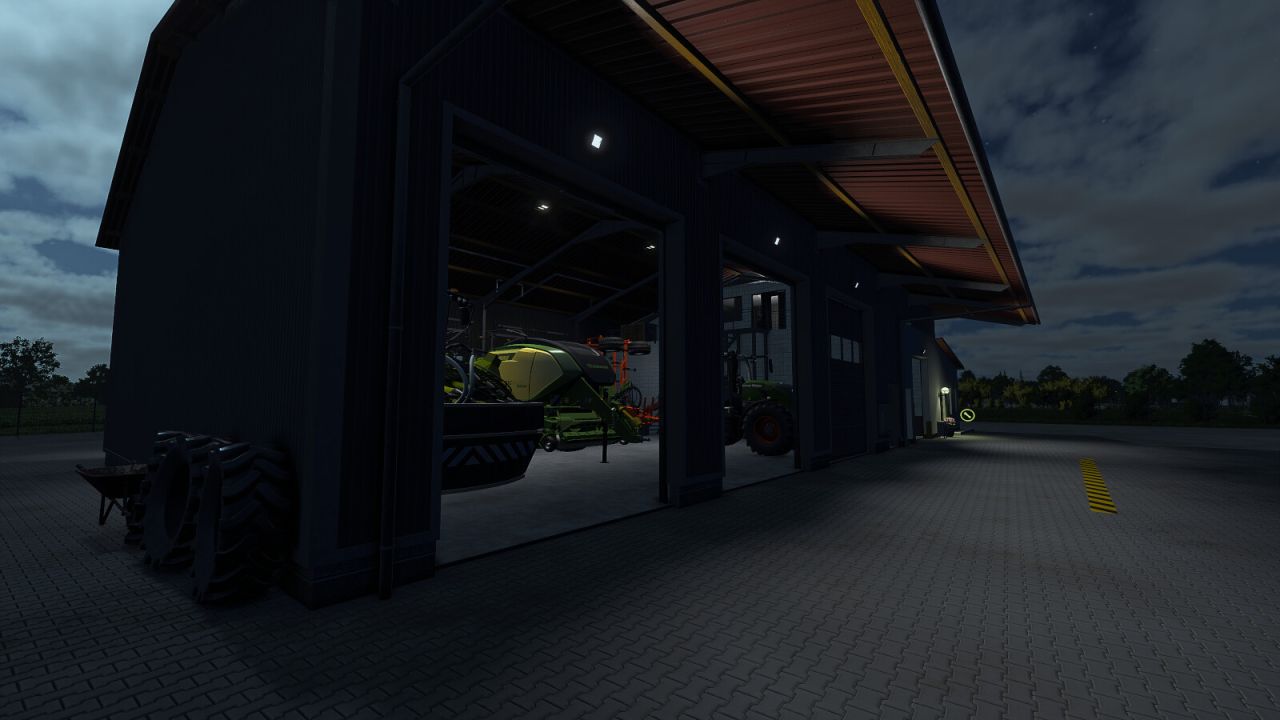 Industrieel Gebouw Met Garage