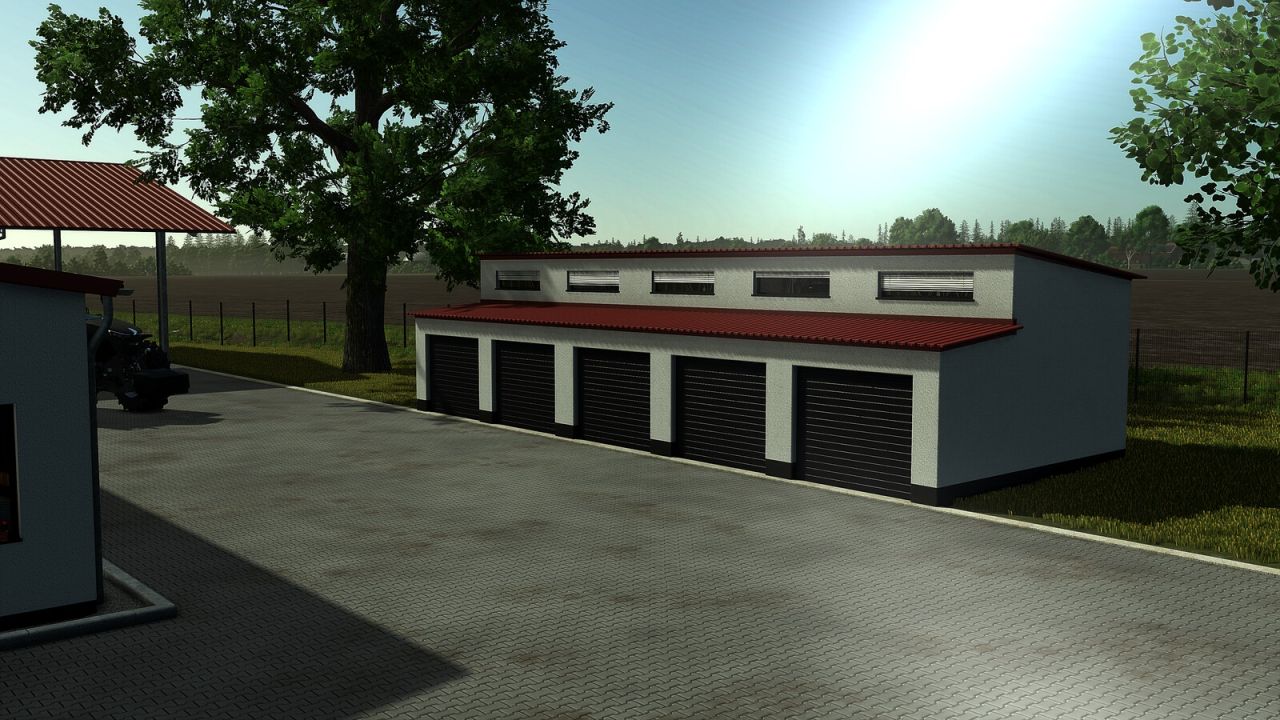 Industrieel Gebouw Met Garage