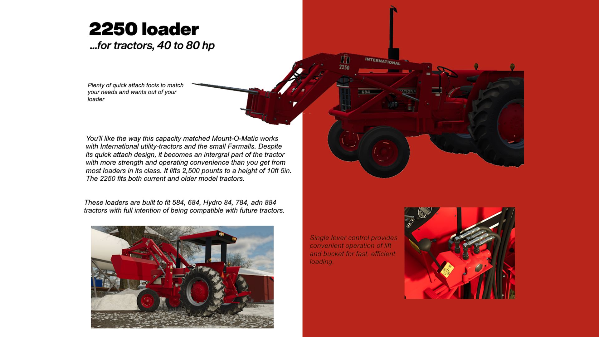 International 2000 Loaders
