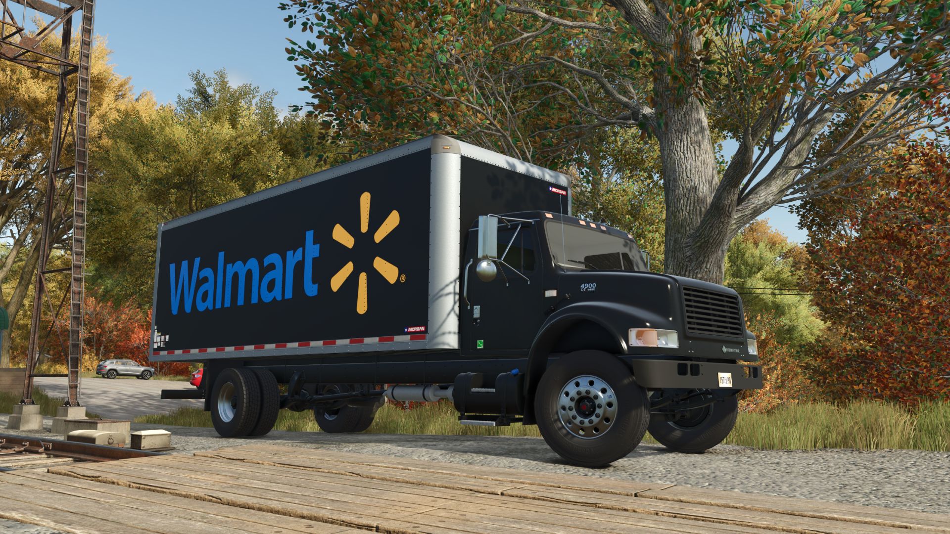 International 4900 Box truck