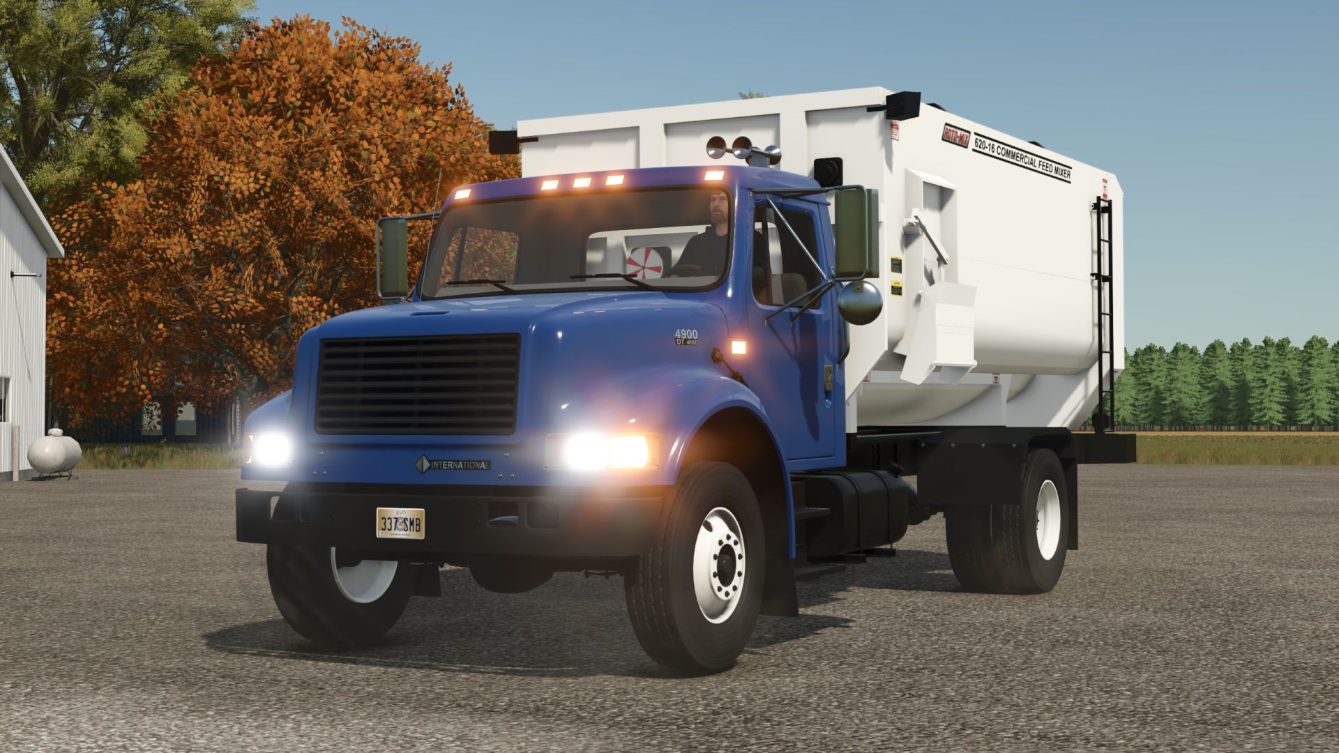 International 4900 Feed Truck