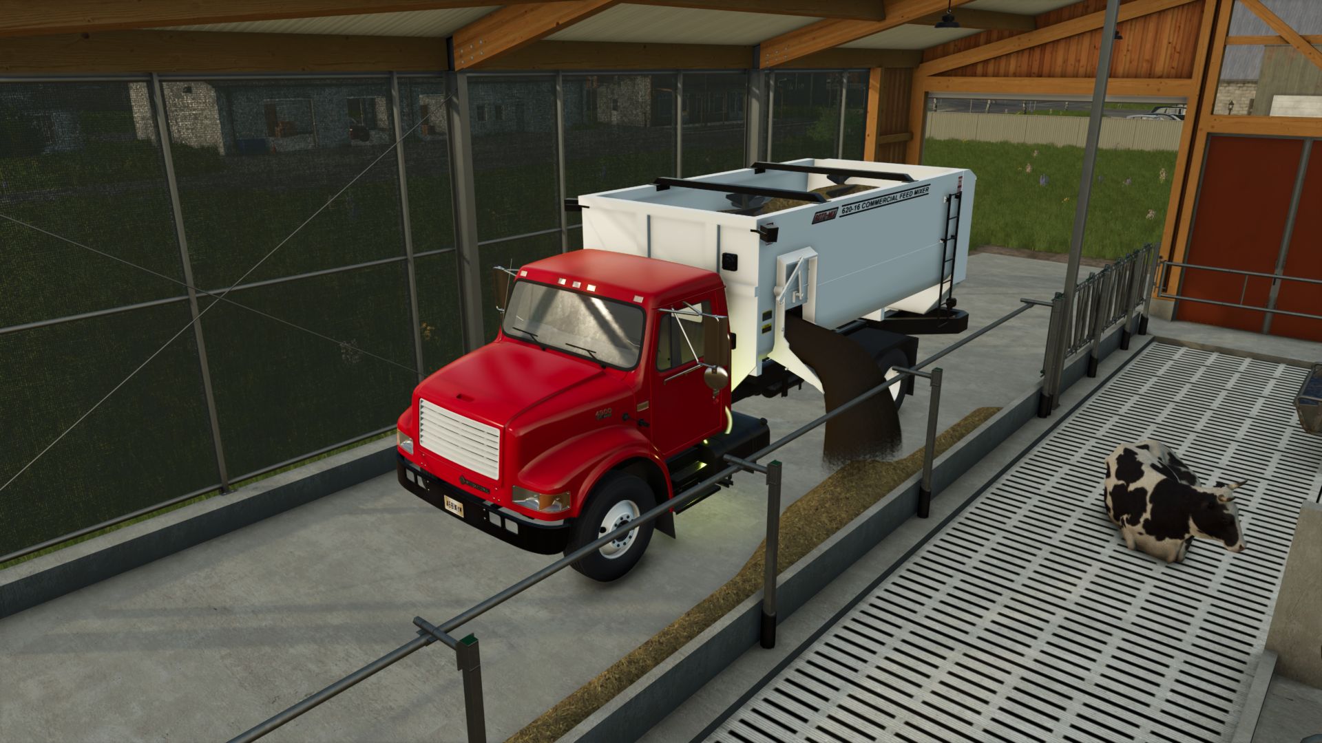 International 4900 Feed Truck