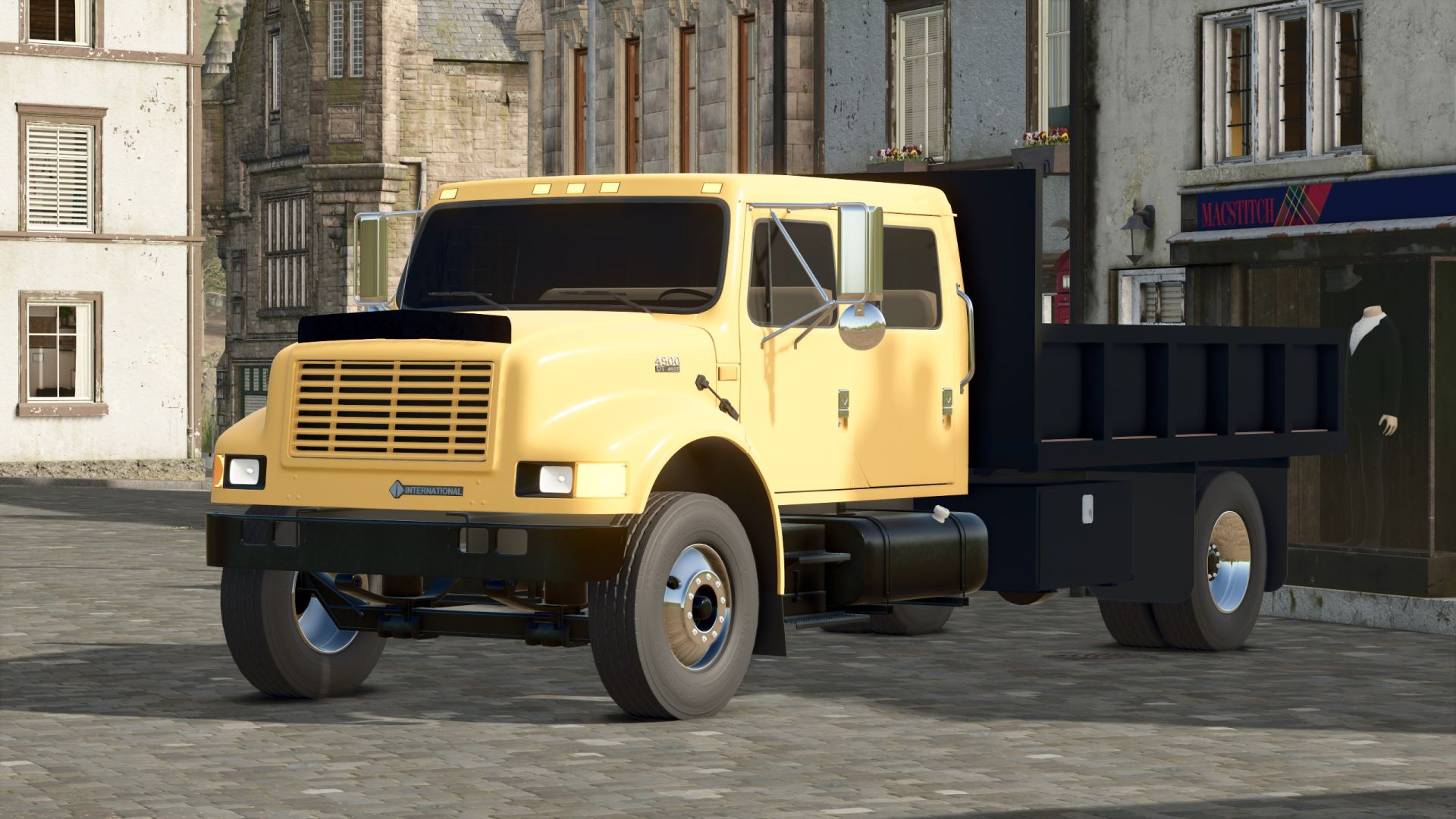 International 4900 Flatbed