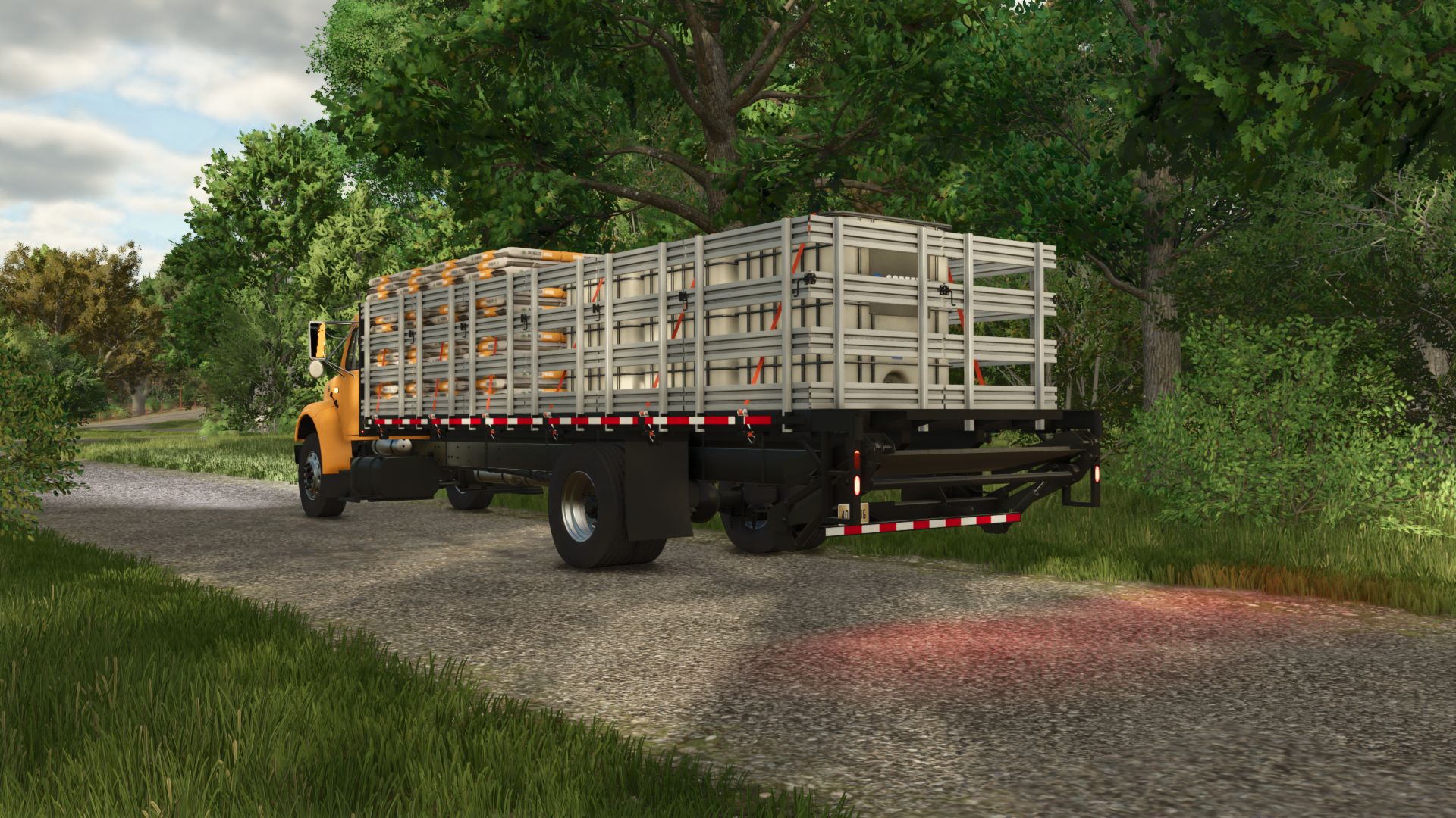 International 4900 Stakebed