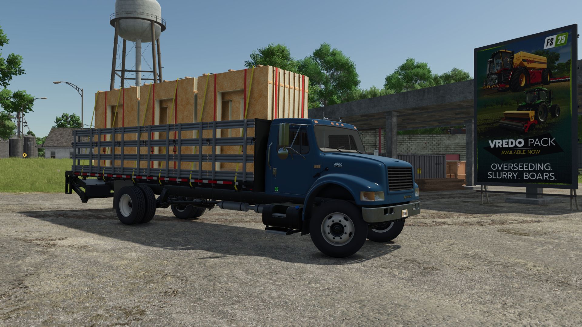 International 4900 Stakebed
