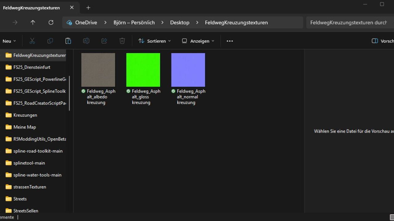 Texturas de interseção para a ferramenta Spline to Intersection. FS25 ...