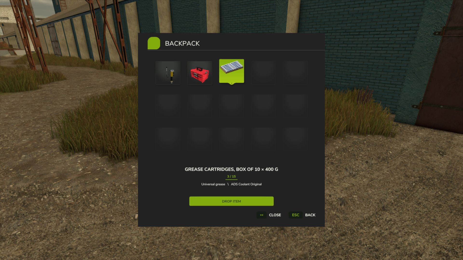 Inventory Backpack FS25 thumbnail 2