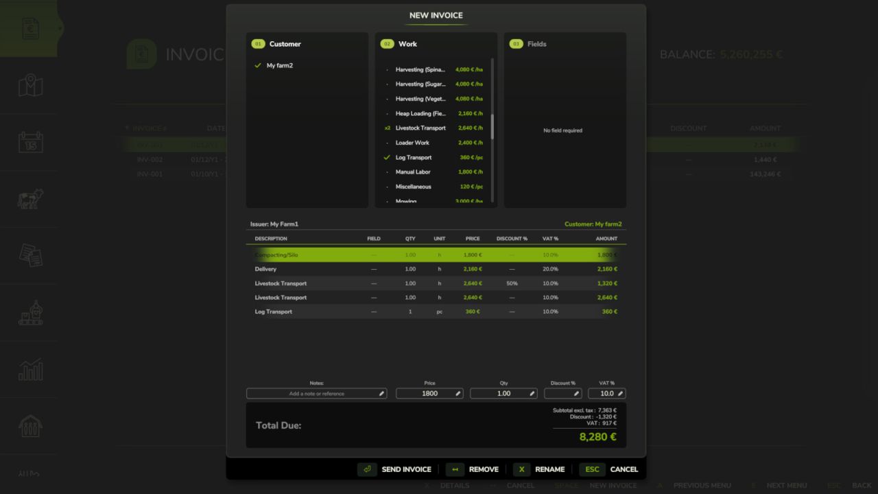 Invoices FS25 thumbnail 3