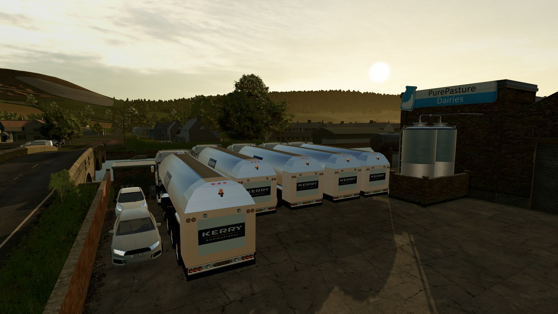 Irische Milchtanker