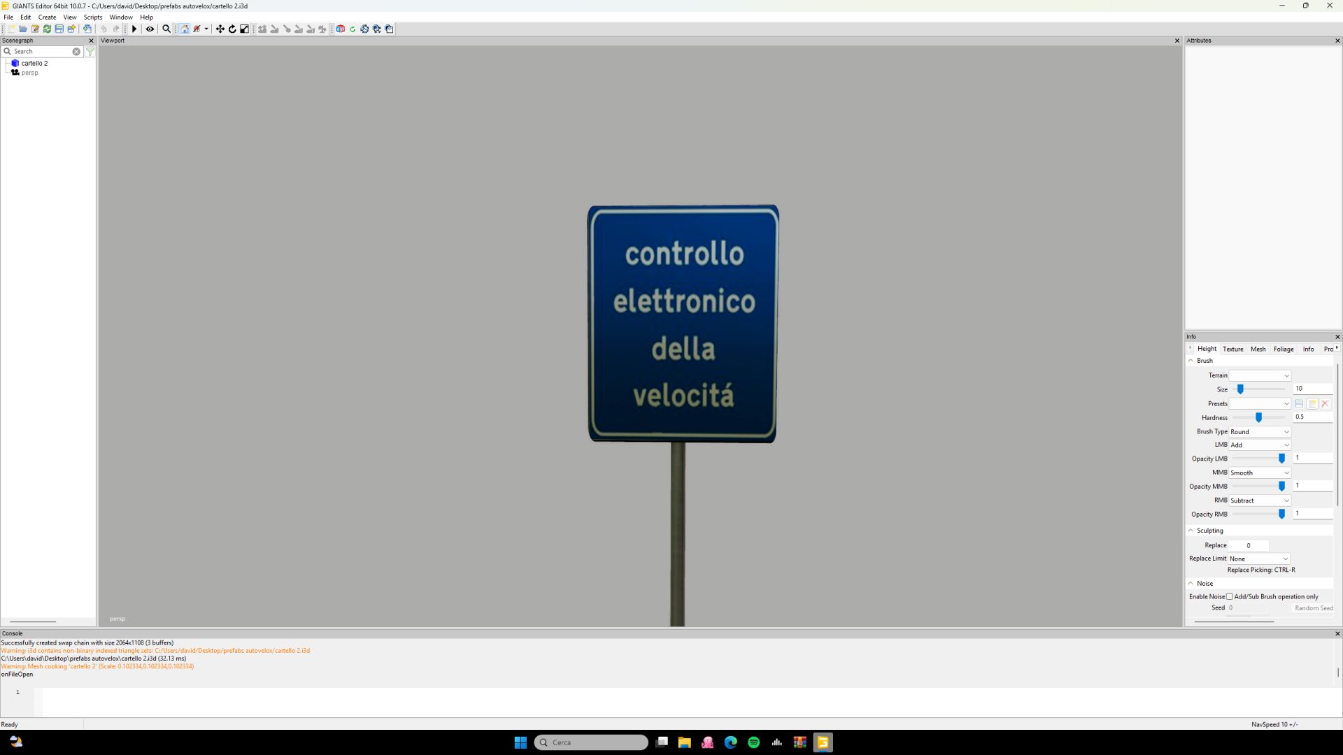 Italian speed camera (Prefab)