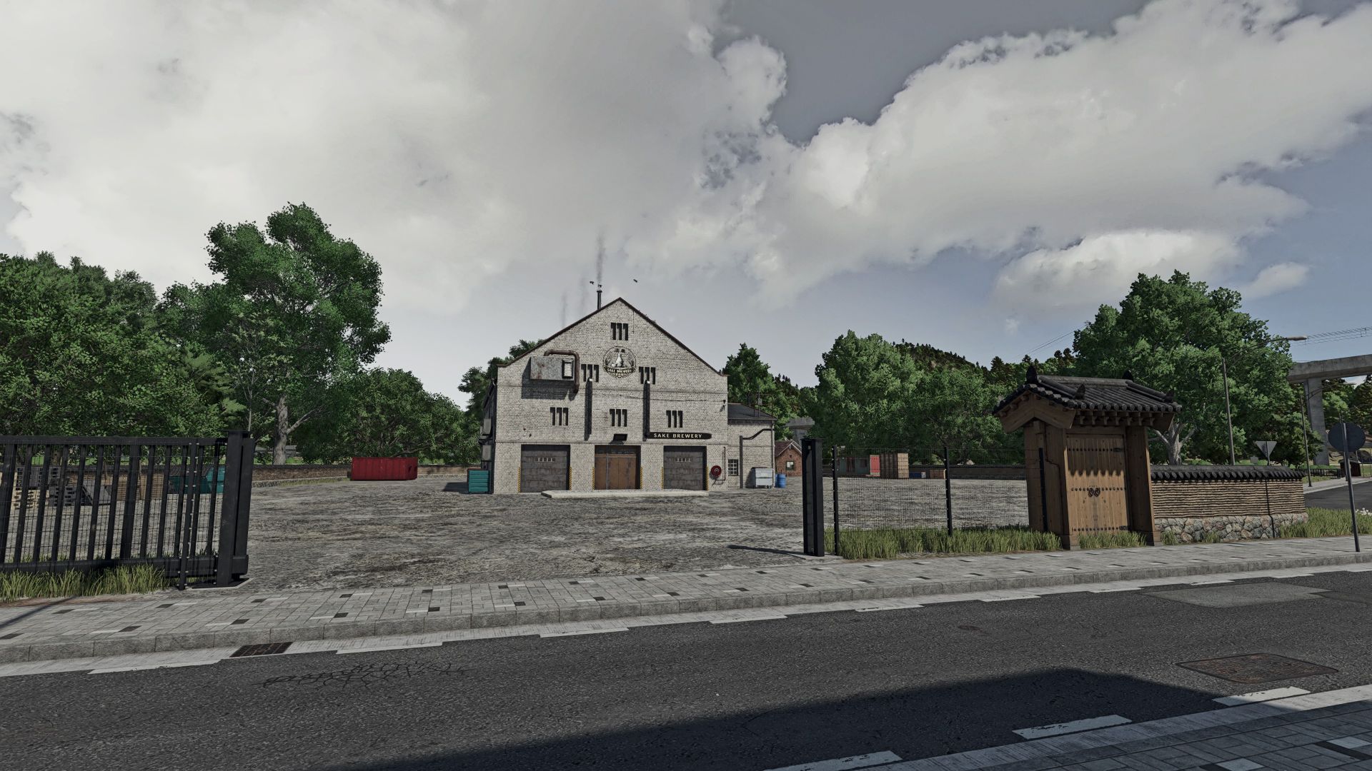 Japanische Whisky- und Sake-Brauerei