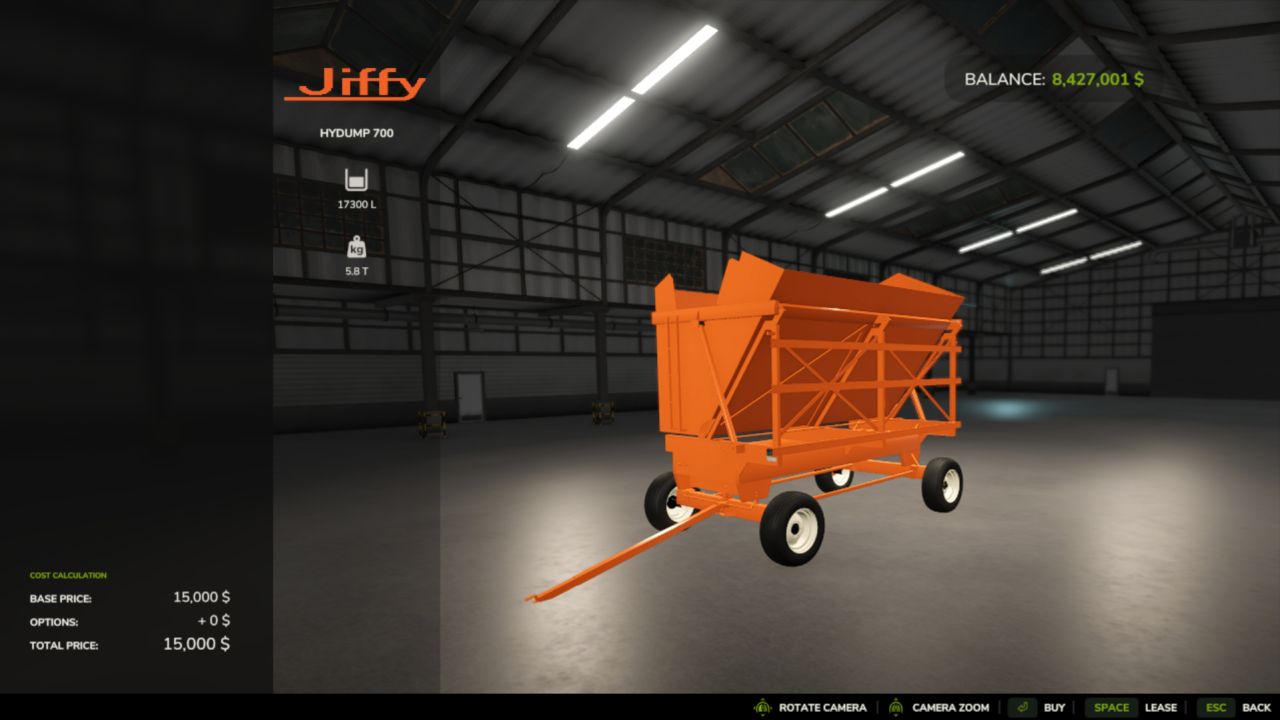 Jiffy Hydump 700
