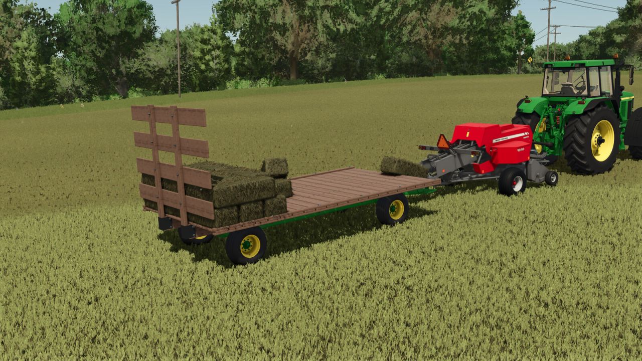 John Deere 1075 Wagon Hay