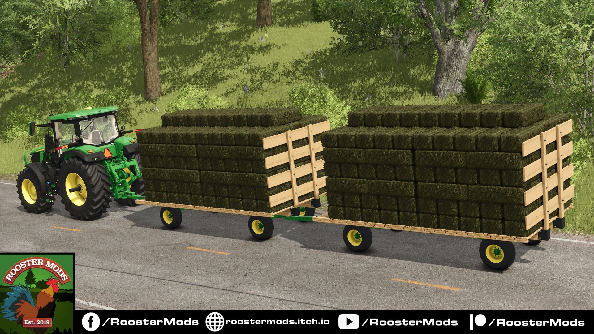 John Deere 1075 Hay Wagon